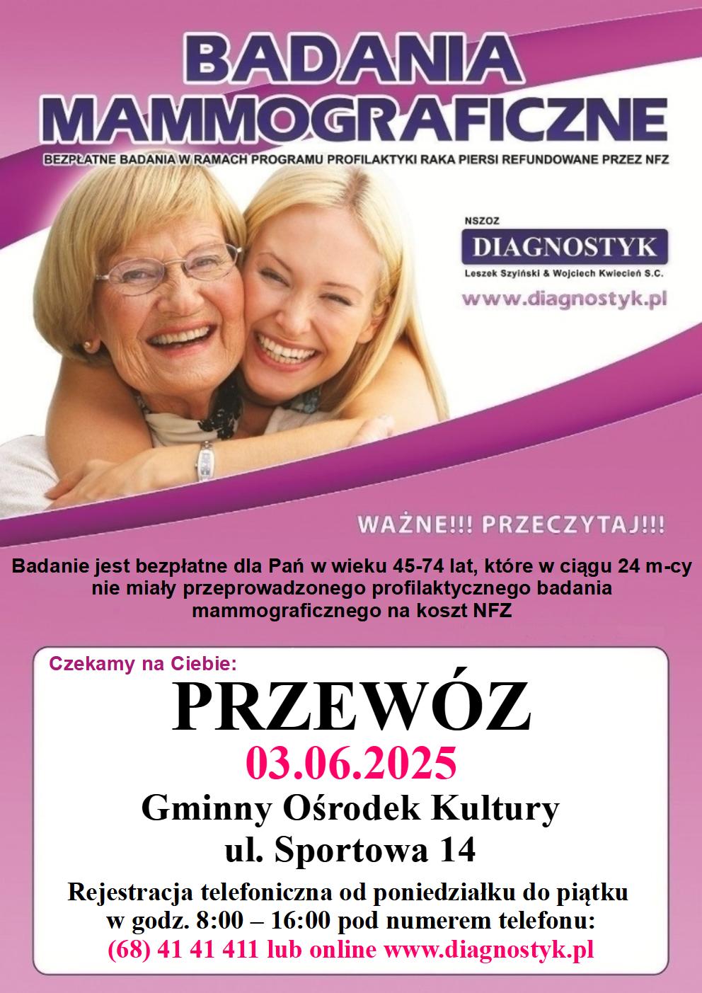 MammografPrzewoz